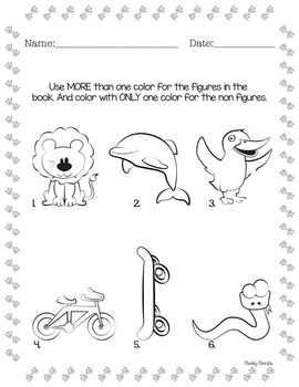 Duck on a Bike activity page sample